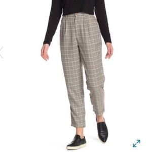 Cotton On Abi High Waist Plaid Print Pants